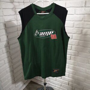 JR Nation Men's Size XXL Green w/ Black Dale Earnhardt #88 Mountain Dew T-shirt
